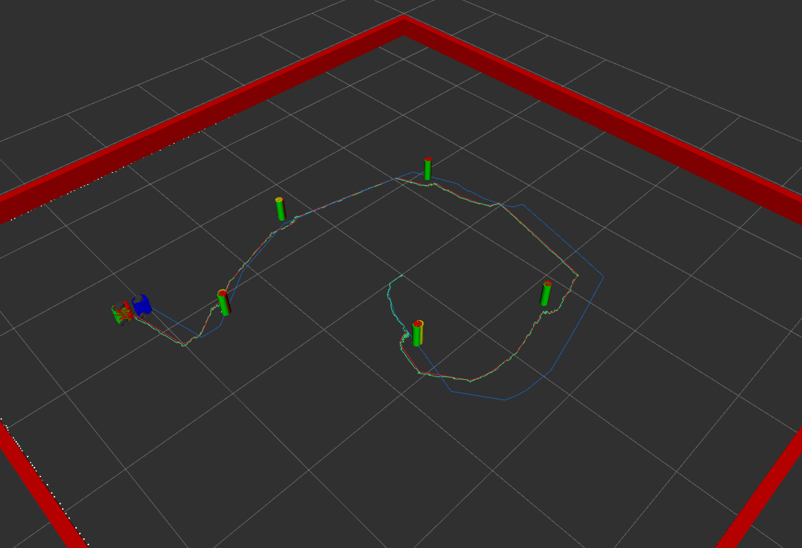 EKF SLAM Simulation Image